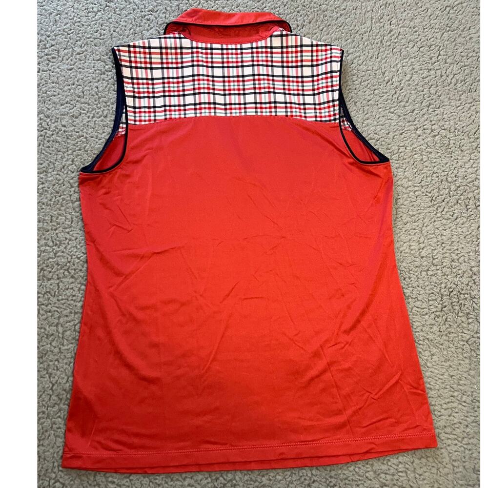 IZOD women's sleeveless golf shirt Size M (B20379) - Picture 2 of 5